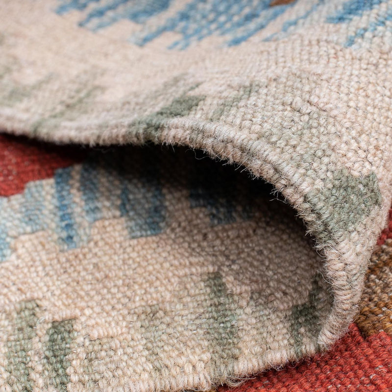 Tappeto corsia Tappeto Kelim - Splash - 214 x 65 cm - multicolore