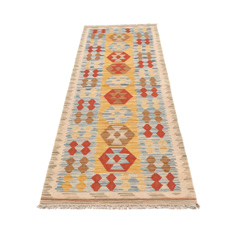 Tappeto corsia Tappeto Kelim - Splash - 214 x 65 cm - multicolore