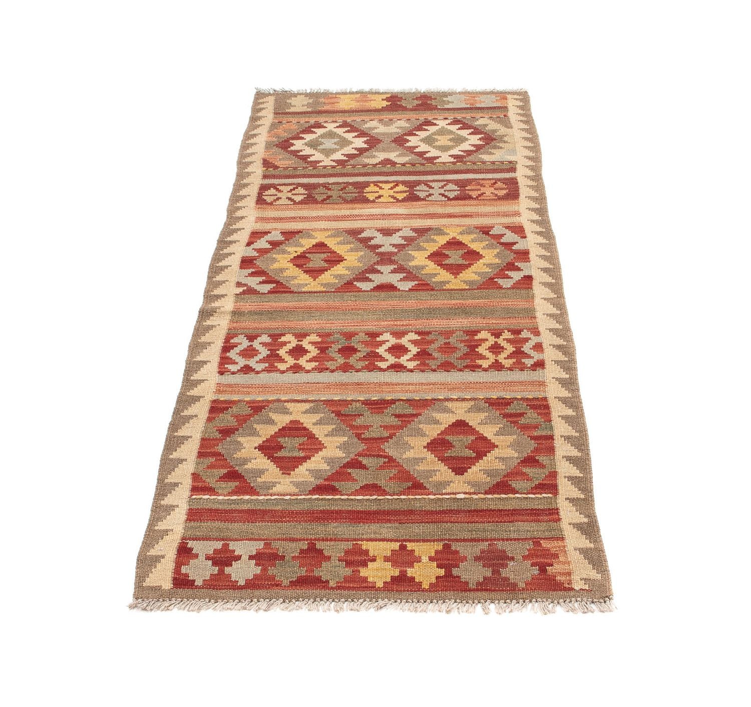Tappeto corsia Tappeto Kelim - Splash - 186 x 71 cm - multicolore