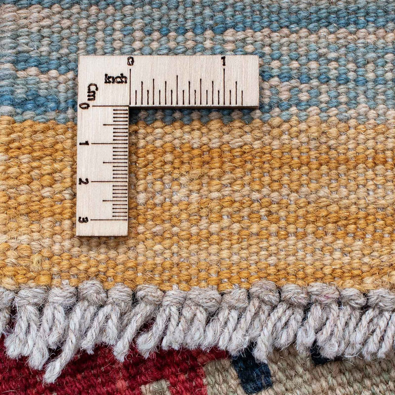 Tappeto corsia Tappeto Kelim - Splash - 214 x 63 cm - multicolore