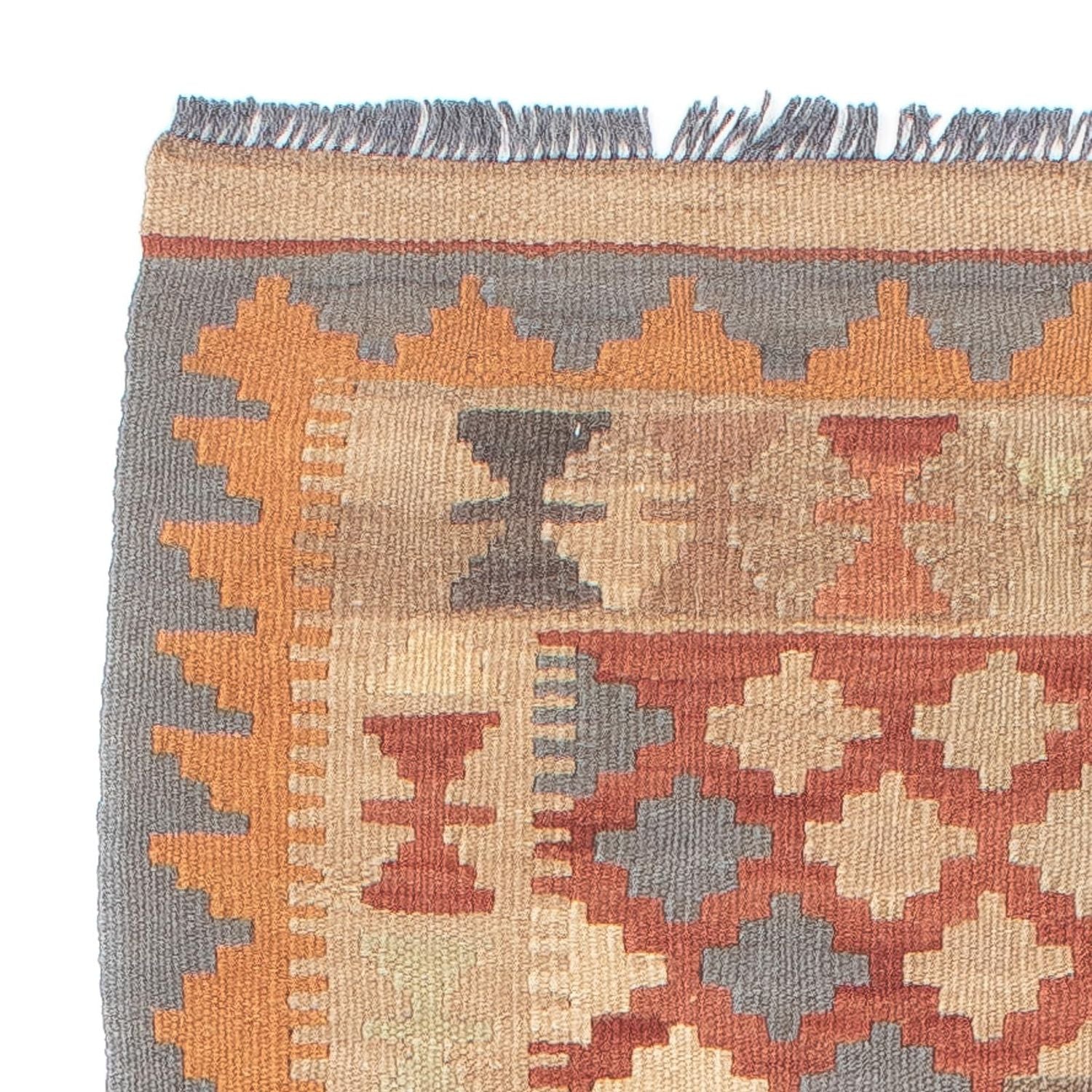 Tappeto corsia Tappeto Kelim - Splash - 199 x 57 cm - multicolore