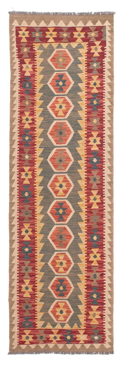 Tappeto corsia Tappeto Kelim - Splash - 211 x 63 cm - multicolore
