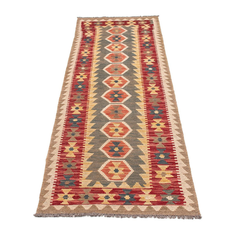 Tappeto corsia Tappeto Kelim - Splash - 211 x 63 cm - multicolore