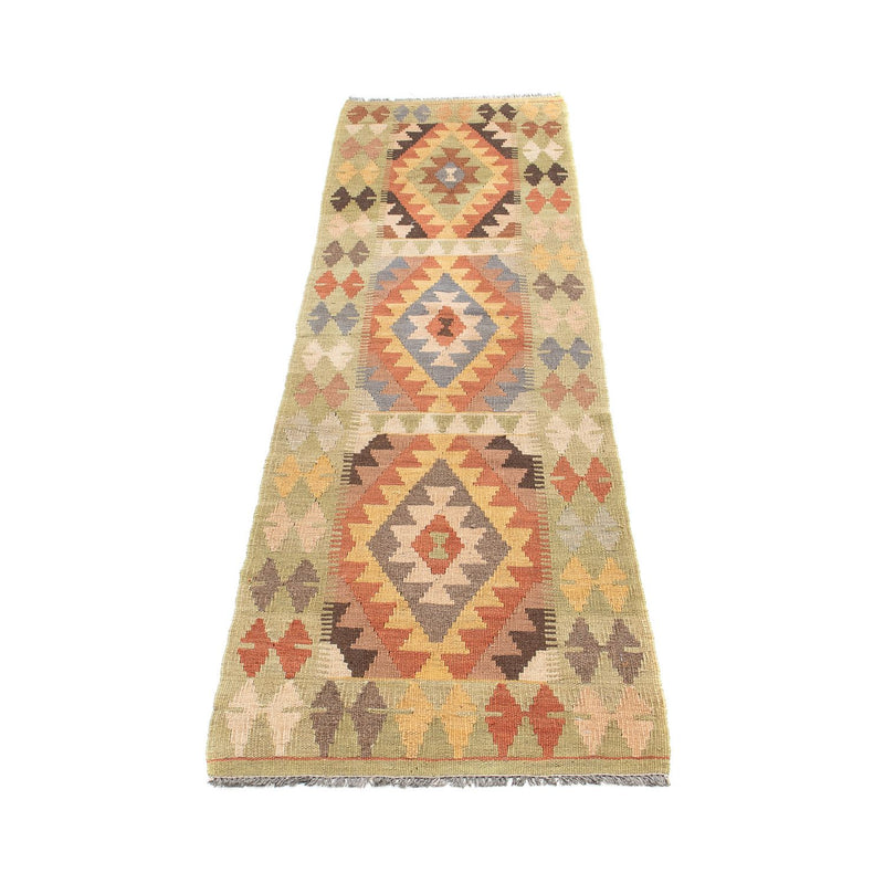 Tappeto corsia Tappeto Kelim - Splash - 194 x 48 cm - multicolore