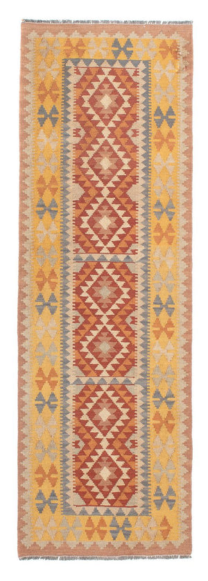 Tappeto corsia Tappeto Kelim - Splash - 197 x 62 cm - multicolore