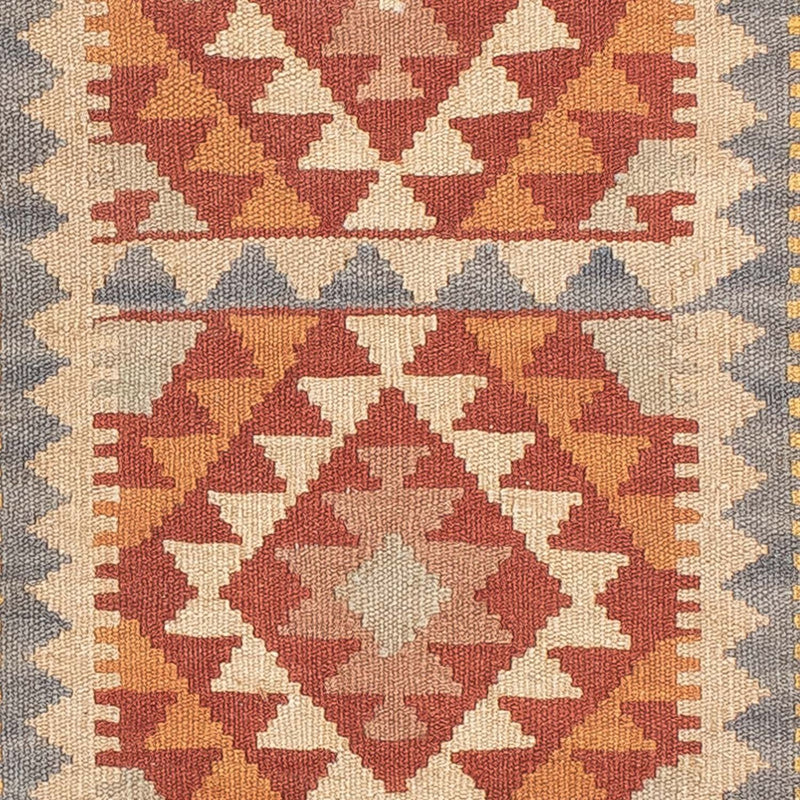 Tappeto corsia Tappeto Kelim - Splash - 197 x 62 cm - multicolore
