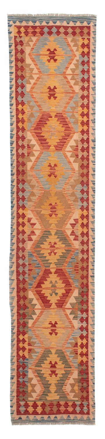 Tappeto corsia Tappeto Kelim - Splash - 389 x 81 cm - multicolore