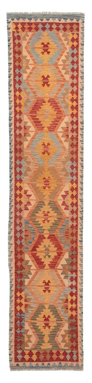 Tappeto corsia Tappeto Kelim - Splash - 389 x 81 cm - multicolore