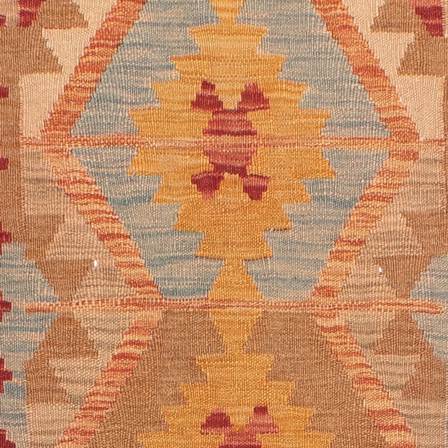 Tappeto corsia Tappeto Kelim - Splash - 389 x 81 cm - multicolore