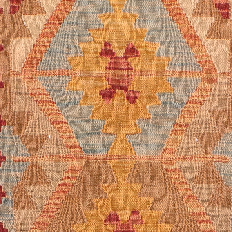 Tappeto corsia Tappeto Kelim - Splash - 389 x 81 cm - multicolore