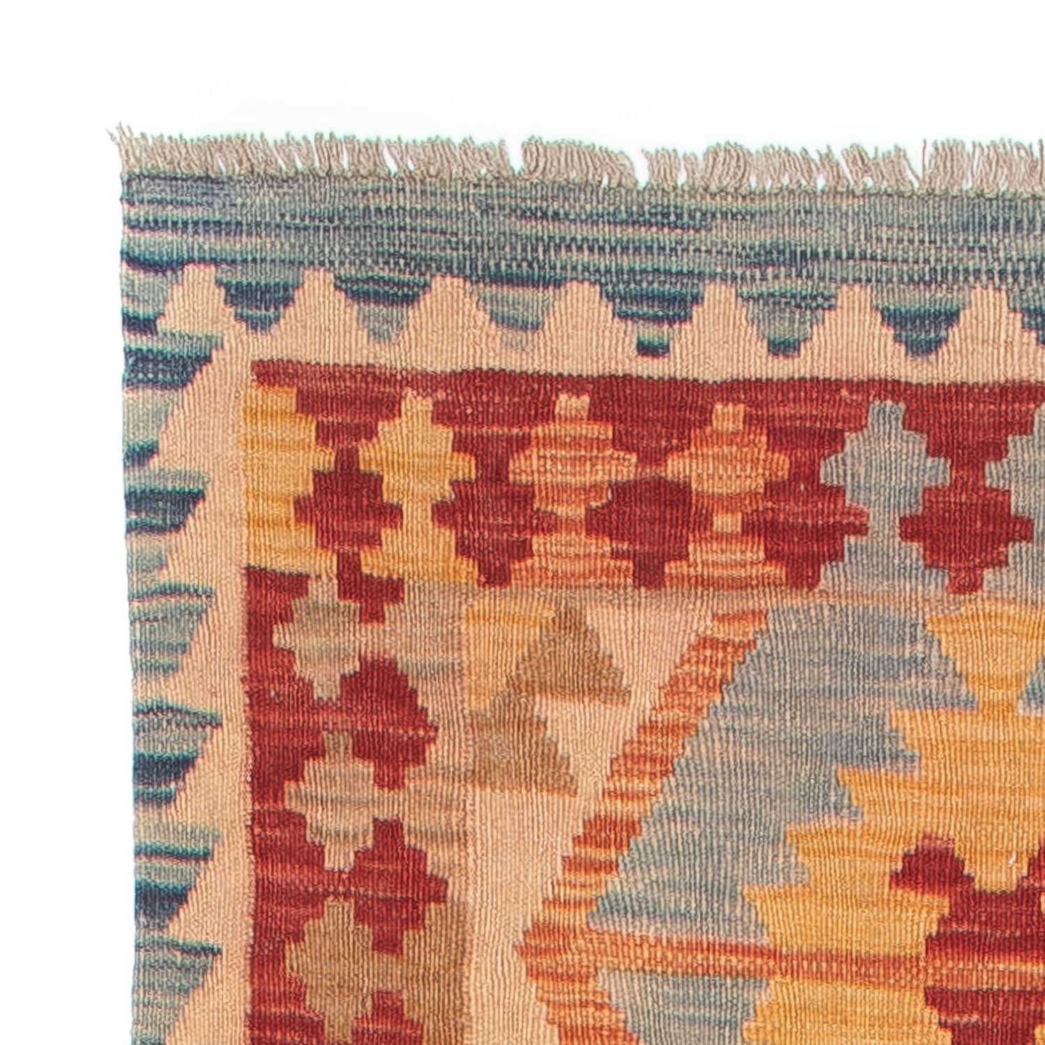 Tappeto corsia Tappeto Kelim - Splash - 389 x 81 cm - multicolore