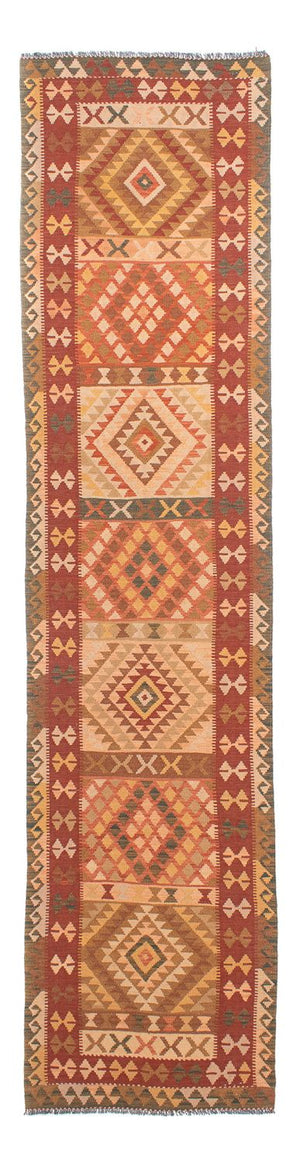 Tappeto corsia Tappeto Kelim - Splash - 397 x 95 cm - multicolore
