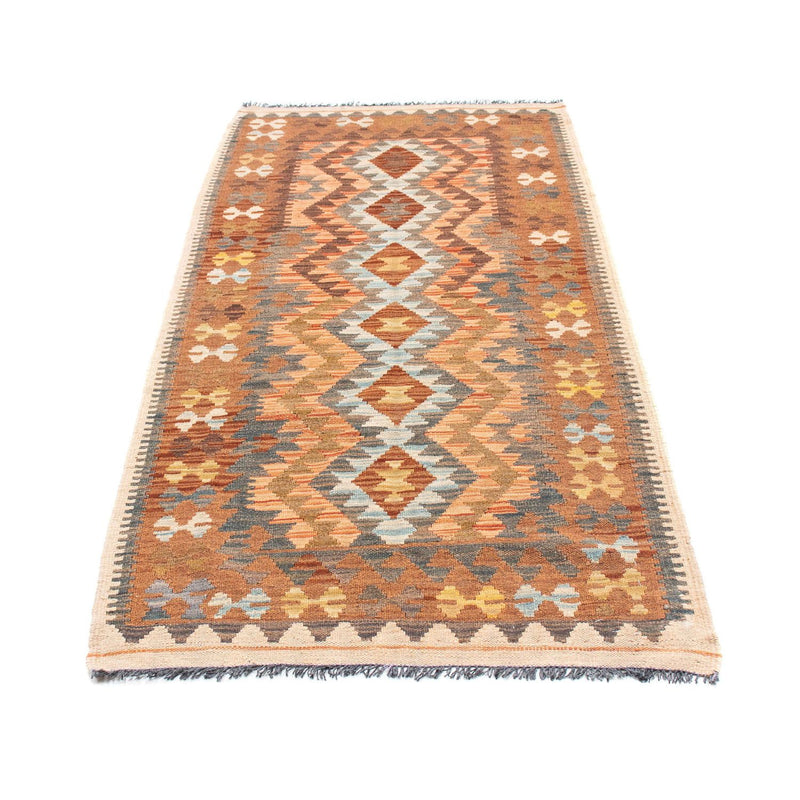 Tappeto corsia Tappeto Kelim - Orientale - 199 x 88 cm - marrone chiaro