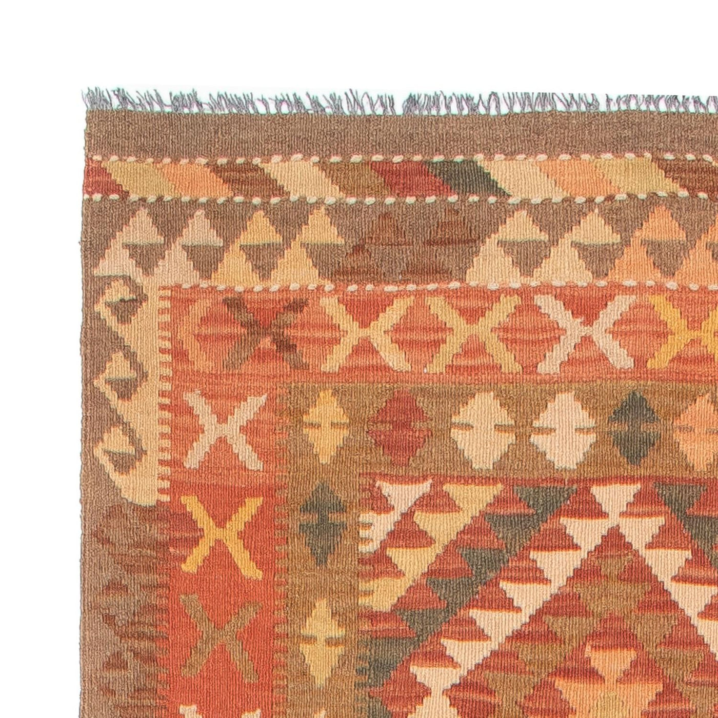 Kilim Maimana Tappeto 407x91cm - Tappeto di lana