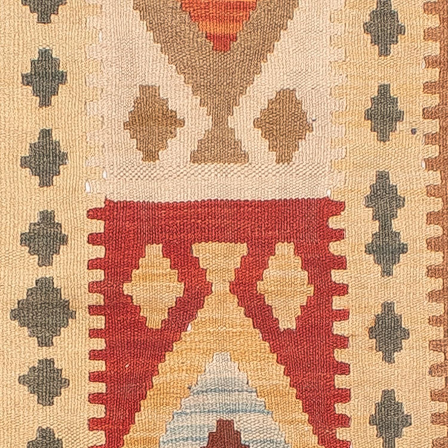 Tappeto corsia Tappeto Kelim - Splash - 254 x 81 cm - multicolore