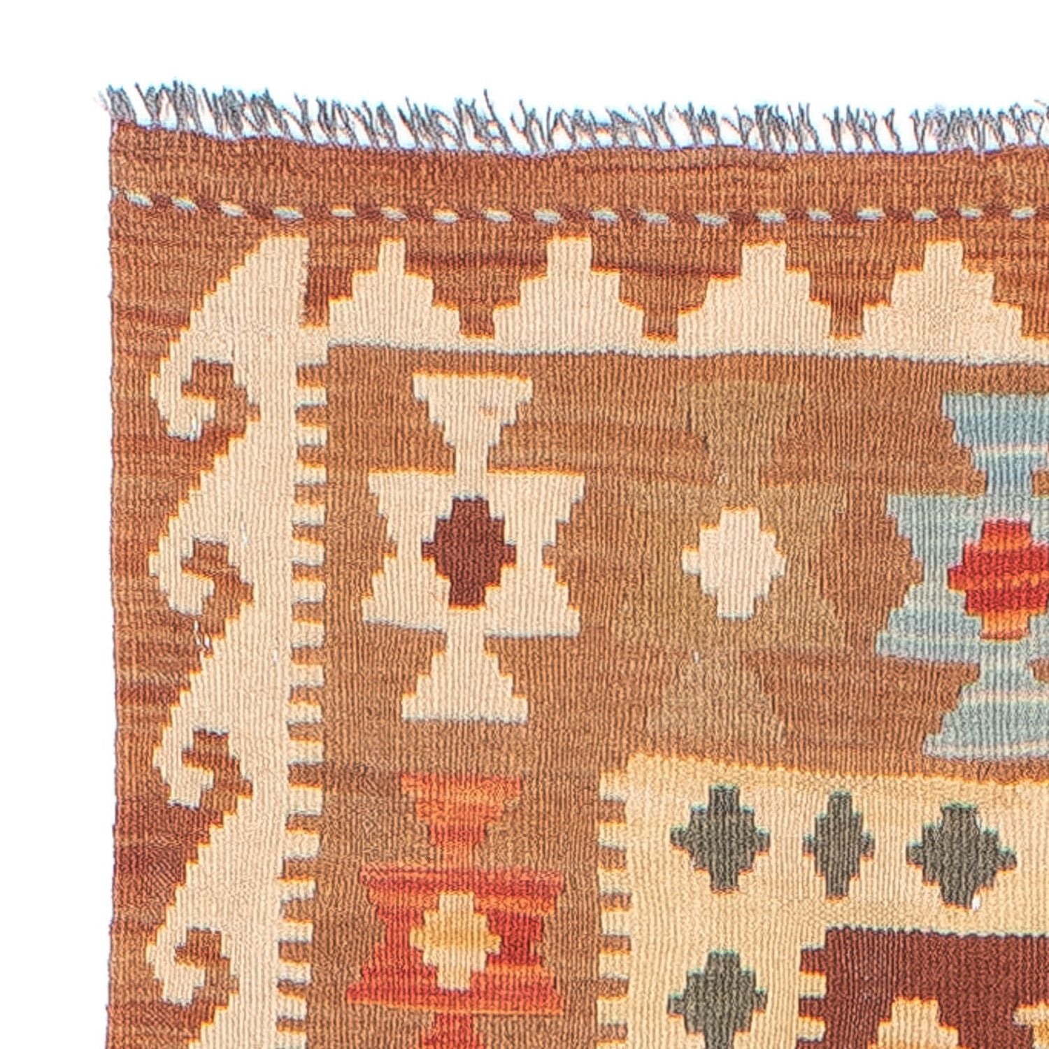 Tappeto corsia Tappeto Kelim - Splash - 254 x 81 cm - multicolore