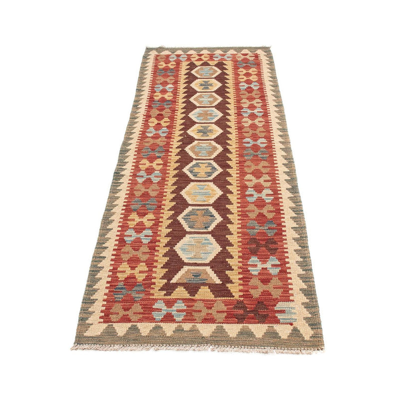 Tappeto corsia Tappeto Kelim - Splash - 198 x 64 cm - multicolore