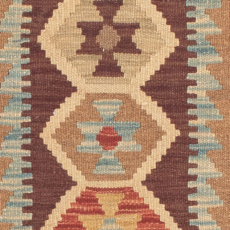 Tappeto corsia Tappeto Kelim - Splash - 200 x 67 cm - multicolore