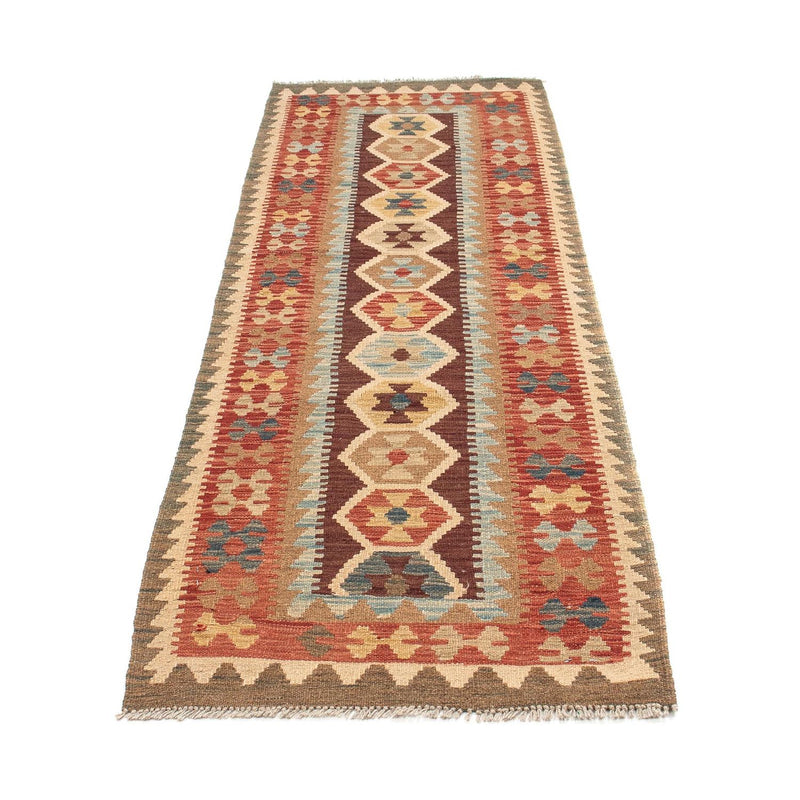 Tappeto corsia Tappeto Kelim - Splash - 200 x 67 cm - multicolore