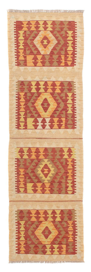 Tappeto corsia Tappeto Kelim - Splash - 197 x 56 cm - multicolore