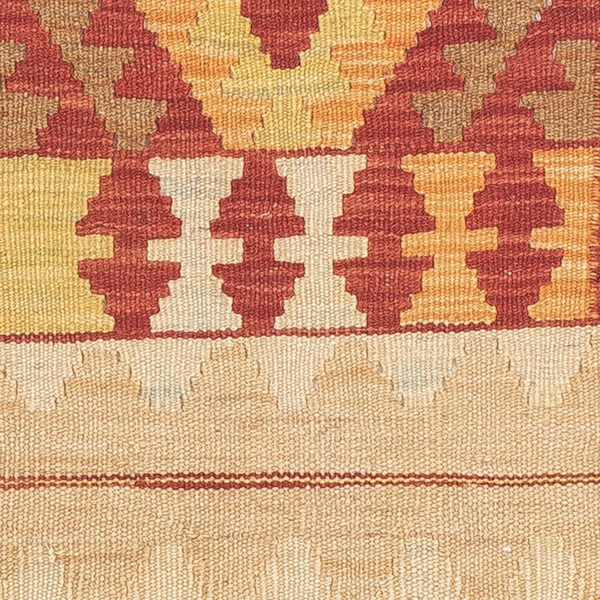 Tappeto corsia Tappeto Kelim - Splash - 197 x 56 cm - multicolore