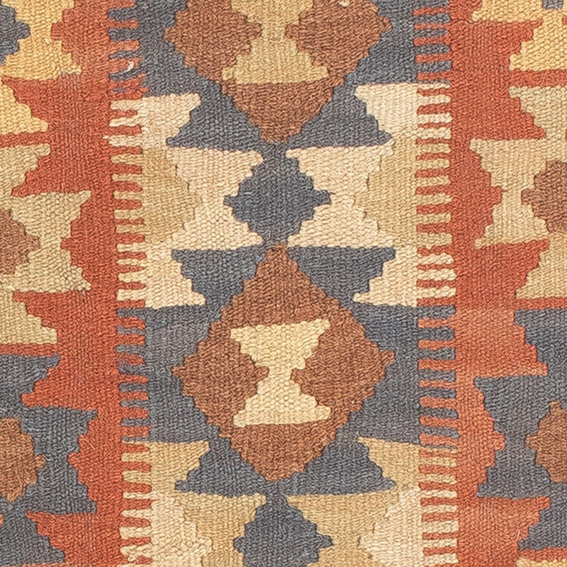 Tappeto corsia Tappeto Kelim - Splash - 182 x 61 cm - ruggine