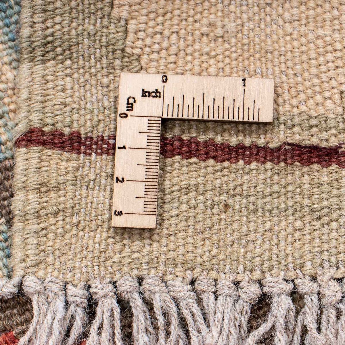 Tappeto corsia Tappeto Kelim - Splash - 202 x 67 cm - rosso chiaro