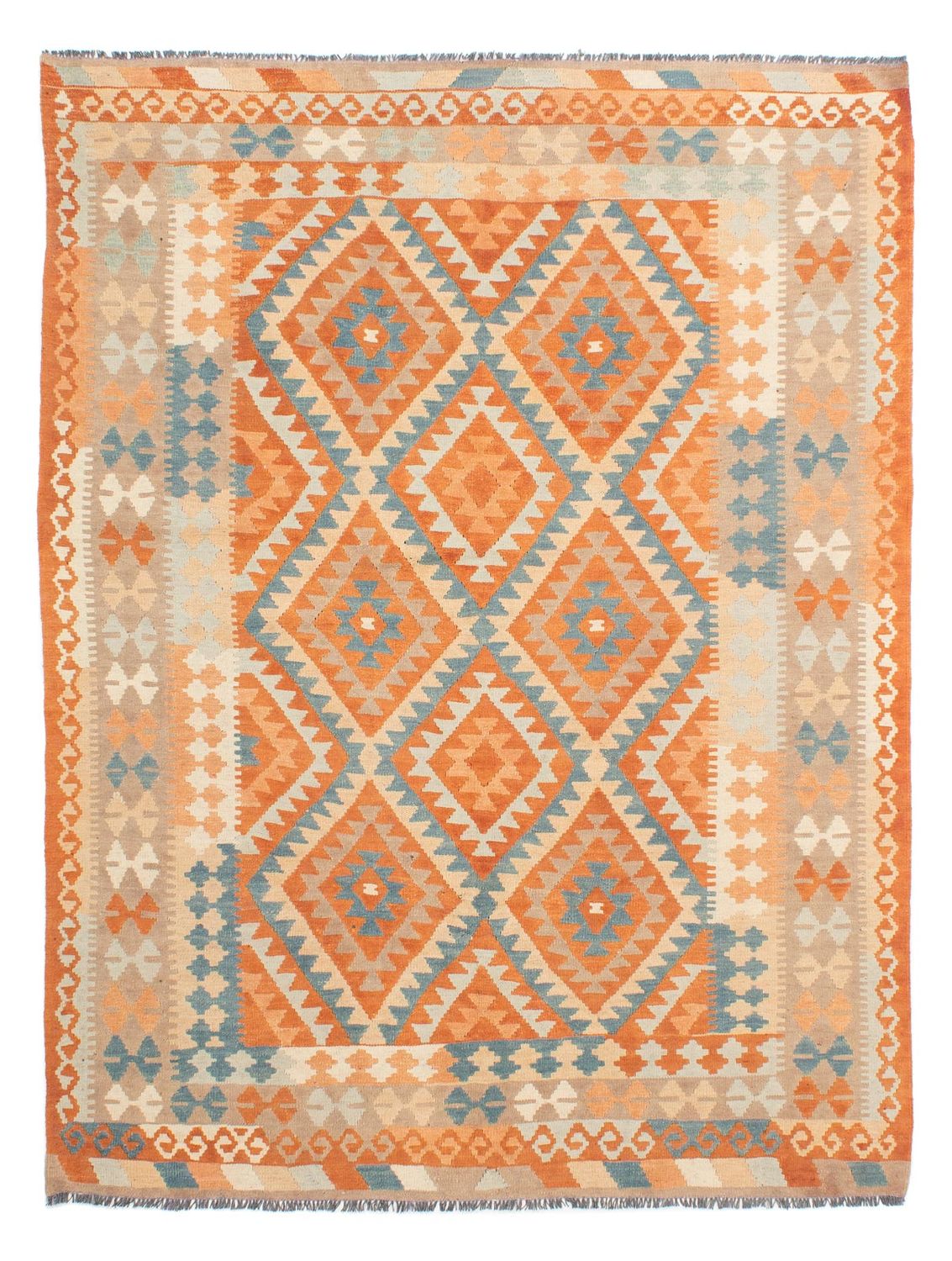 Tappeto Kelim - Splash - 214 x 159 cm - multicolore