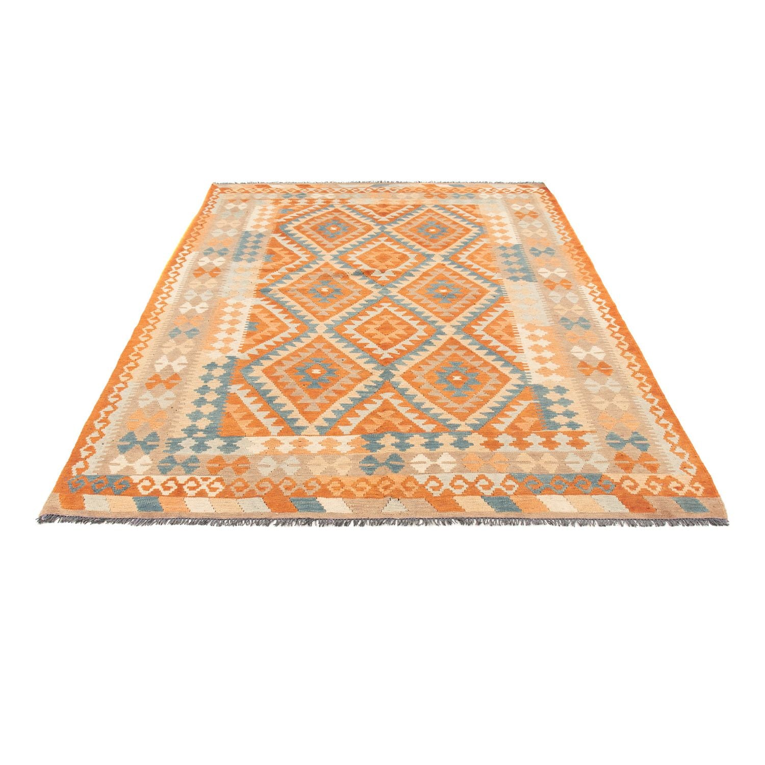 Tappeto Kelim - Splash - 214 x 159 cm - multicolore