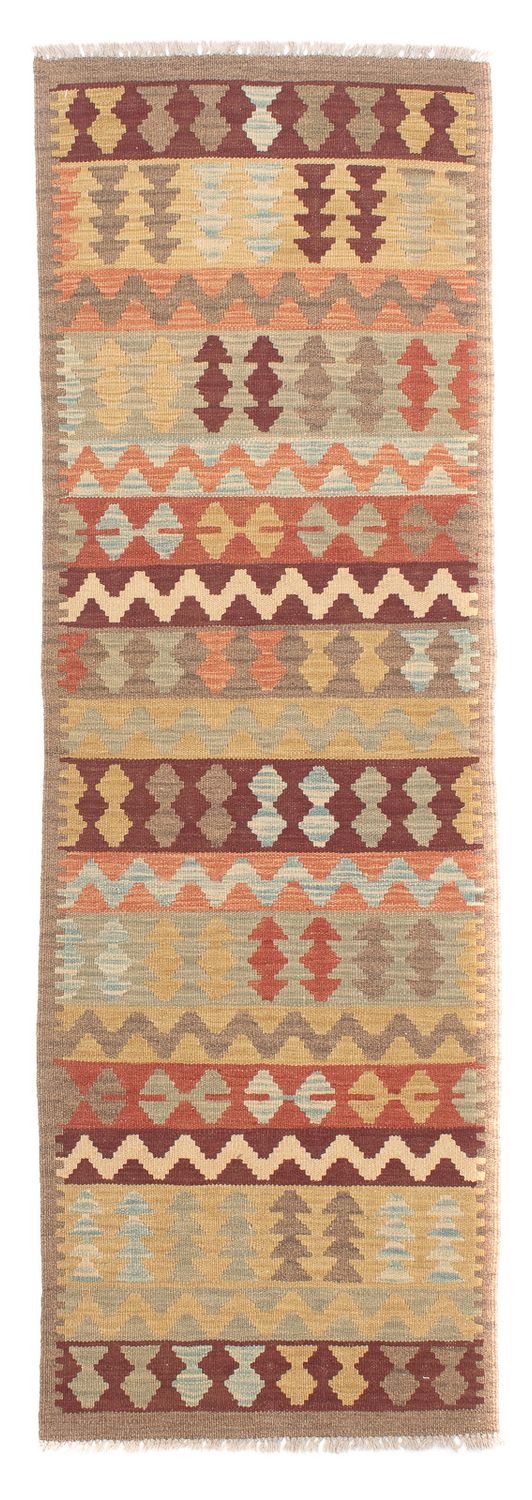 Tappeto corsia Tappeto Kelim - Splash - 200 x 62 cm - multicolore