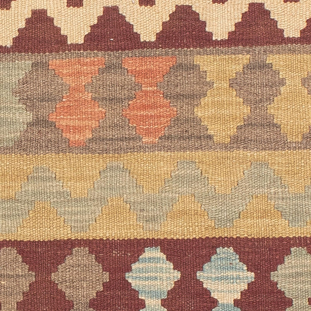 Tappeto corsia Tappeto Kelim - Splash - 200 x 62 cm - multicolore