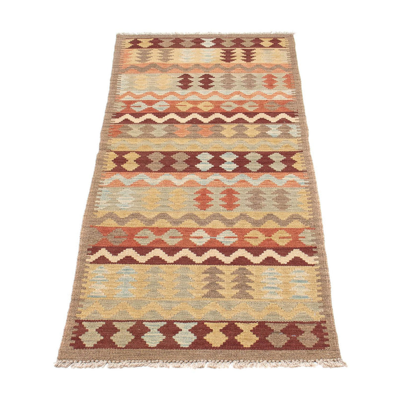 Tappeto corsia Tappeto Kelim - Splash - 200 x 62 cm - multicolore