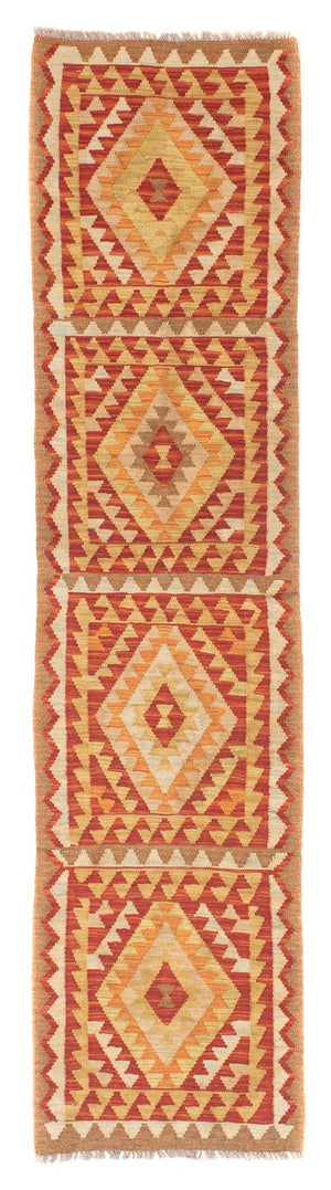 Tappeto corsia Tappeto Kelim - Splash - 222 x 57 cm - multicolore