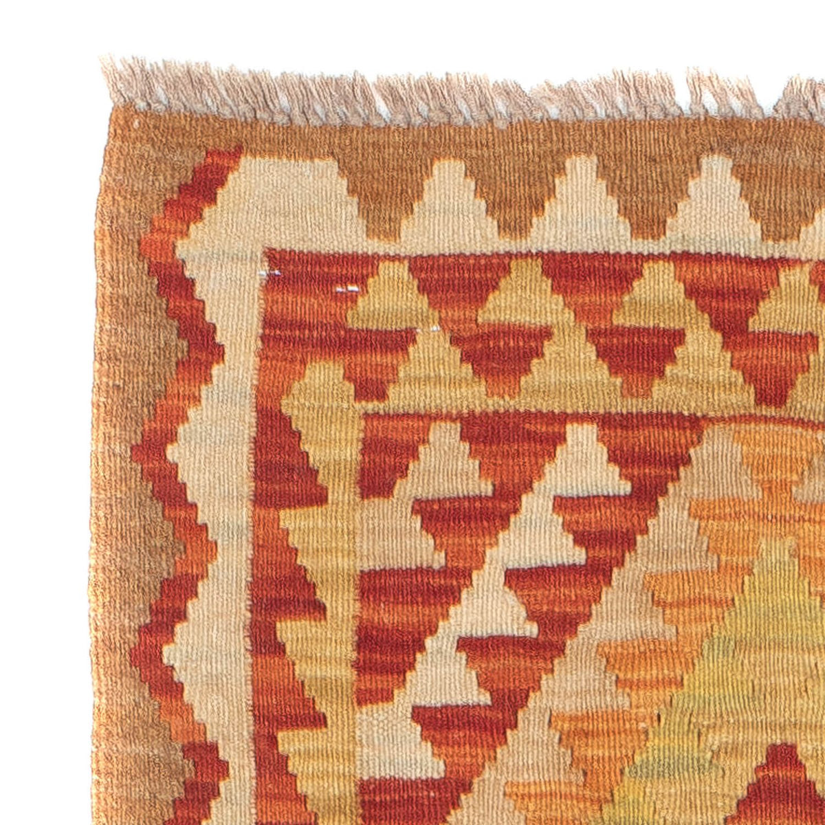 Tappeto corsia Tappeto Kelim - Splash - 222 x 57 cm - multicolore