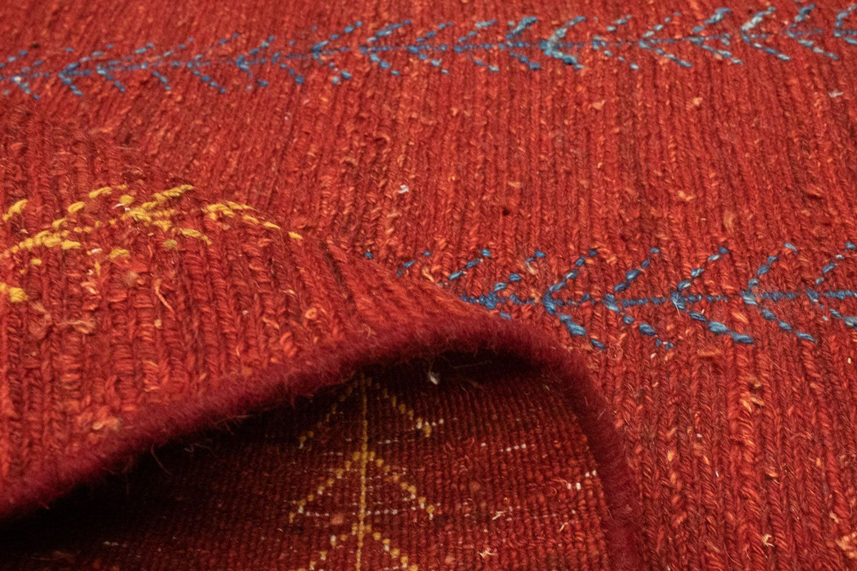 Tappeto Gabbeh - Persero - 171 x 118 cm - rosso