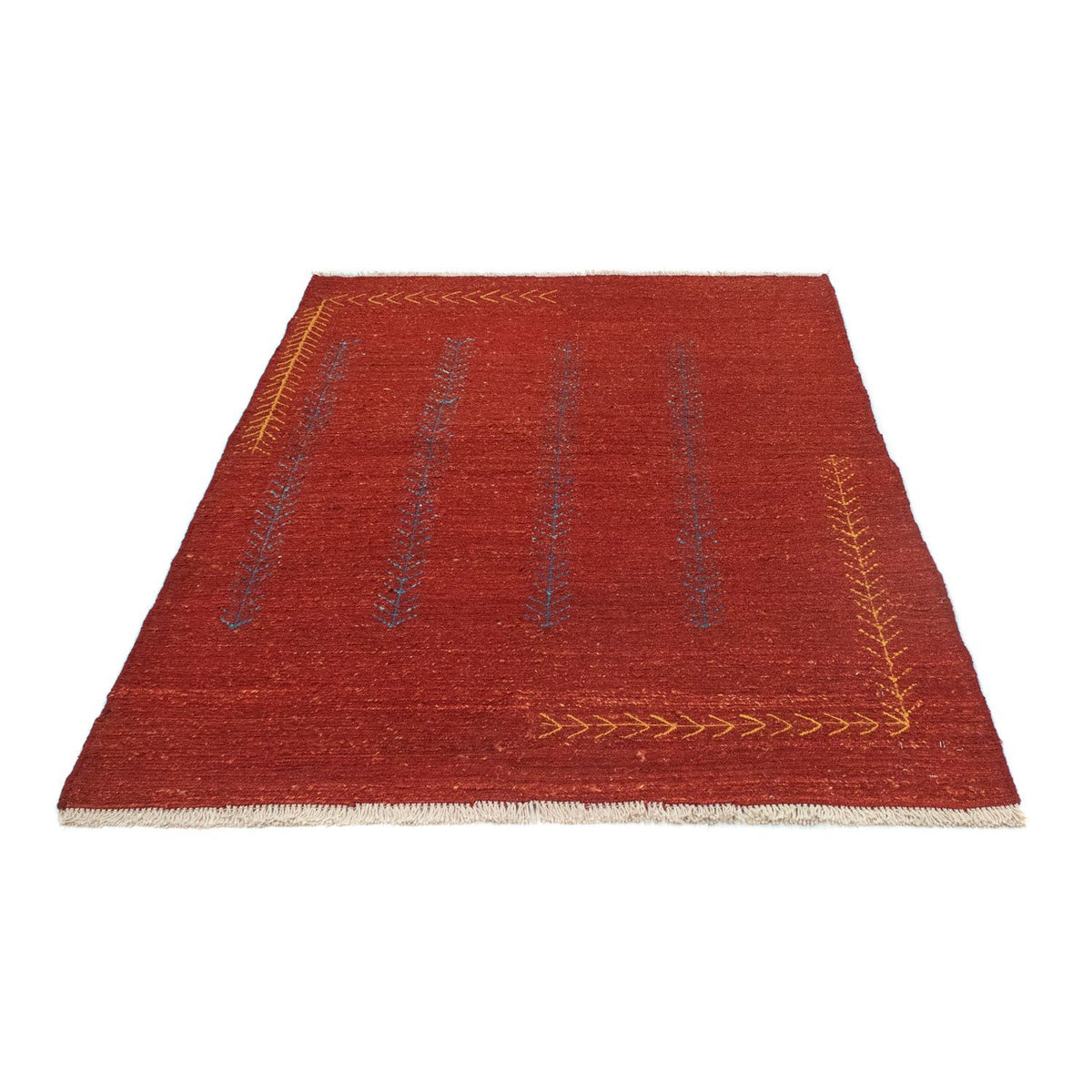 Tappeto Gabbeh - Persero - 171 x 118 cm - rosso