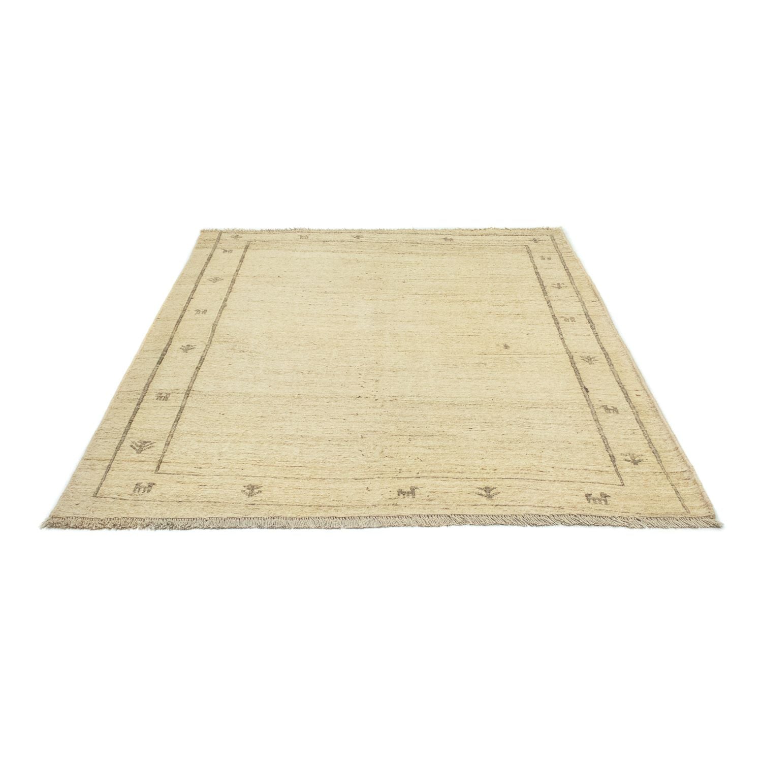 Tappeto Gabbeh - Persero - 191 x 150 cm - beige