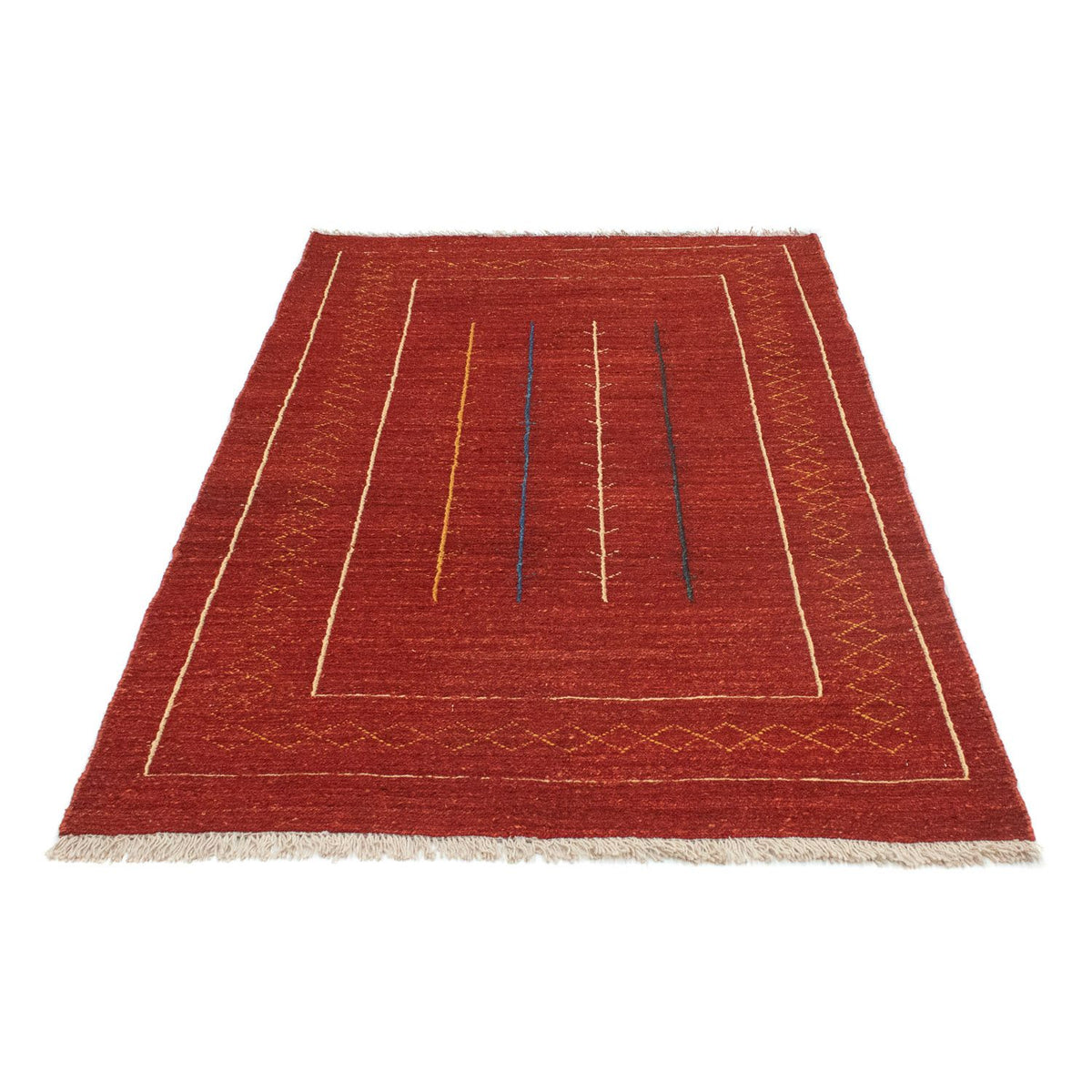 Tappeto Gabbeh - Persero - 175 x 112 cm - rosso