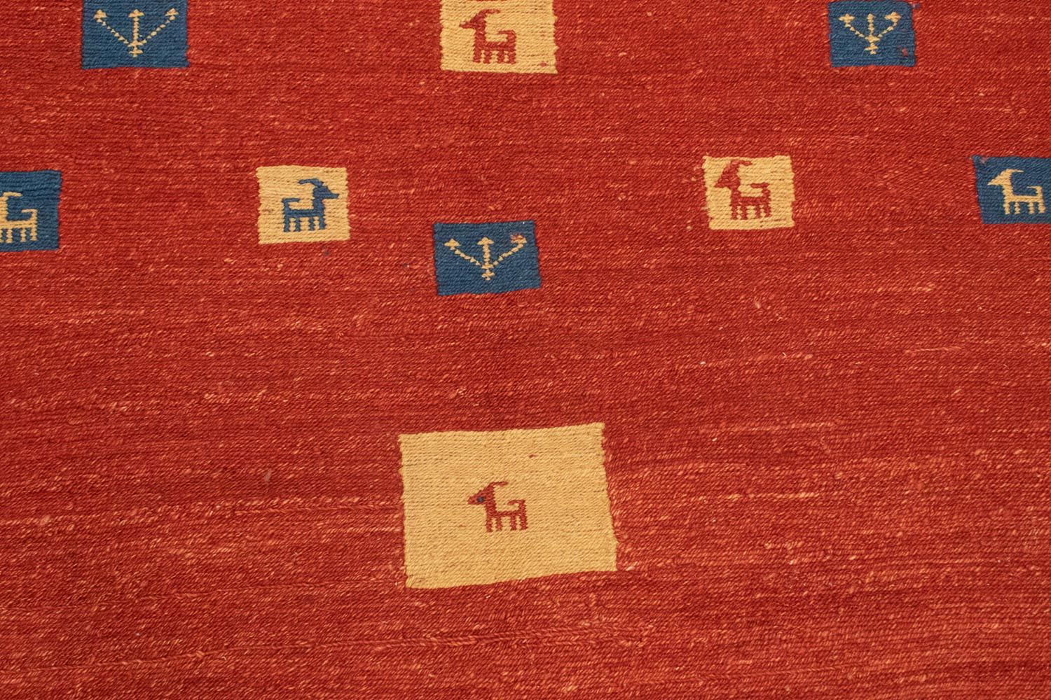 Tappeto Gabbeh - Persero - 225 x 164 cm - rosso