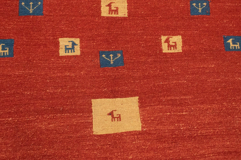 Tappeto Gabbeh - Persero - 225 x 164 cm - rosso