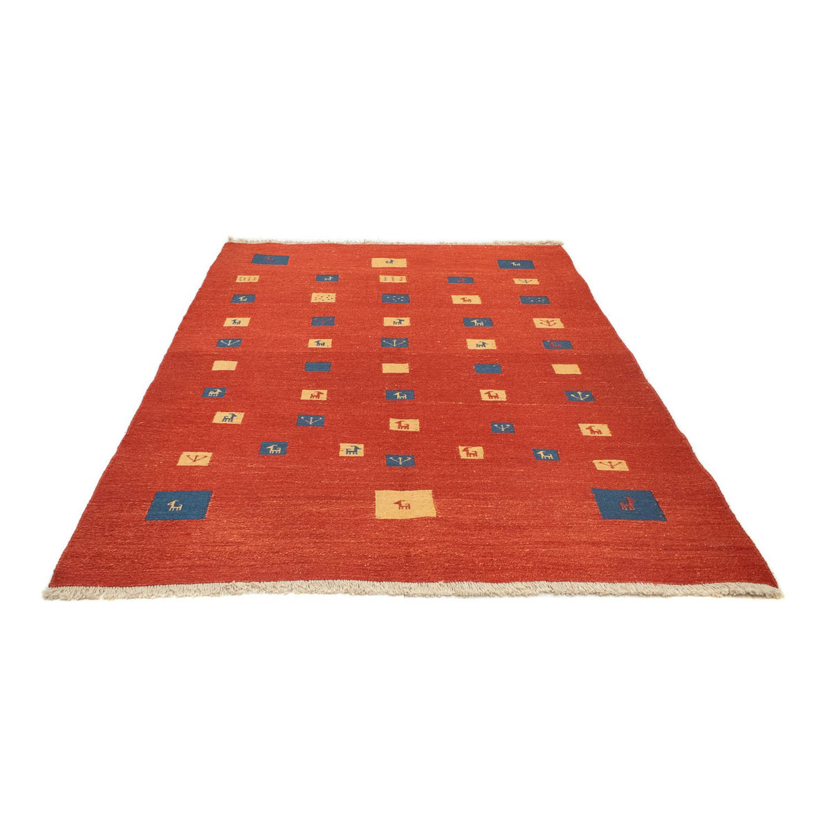 Tappeto Gabbeh - Persero - 225 x 164 cm - rosso