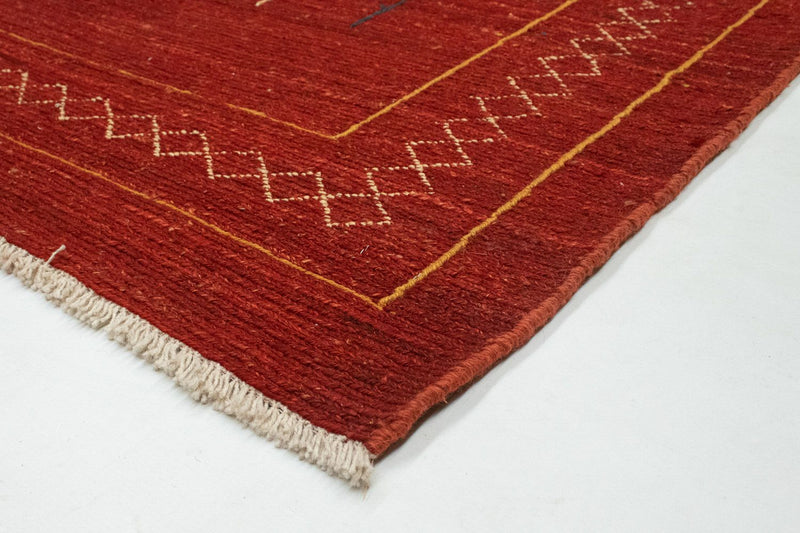 Tappeto Gabbeh - Persero - 178 x 118 cm - rosso