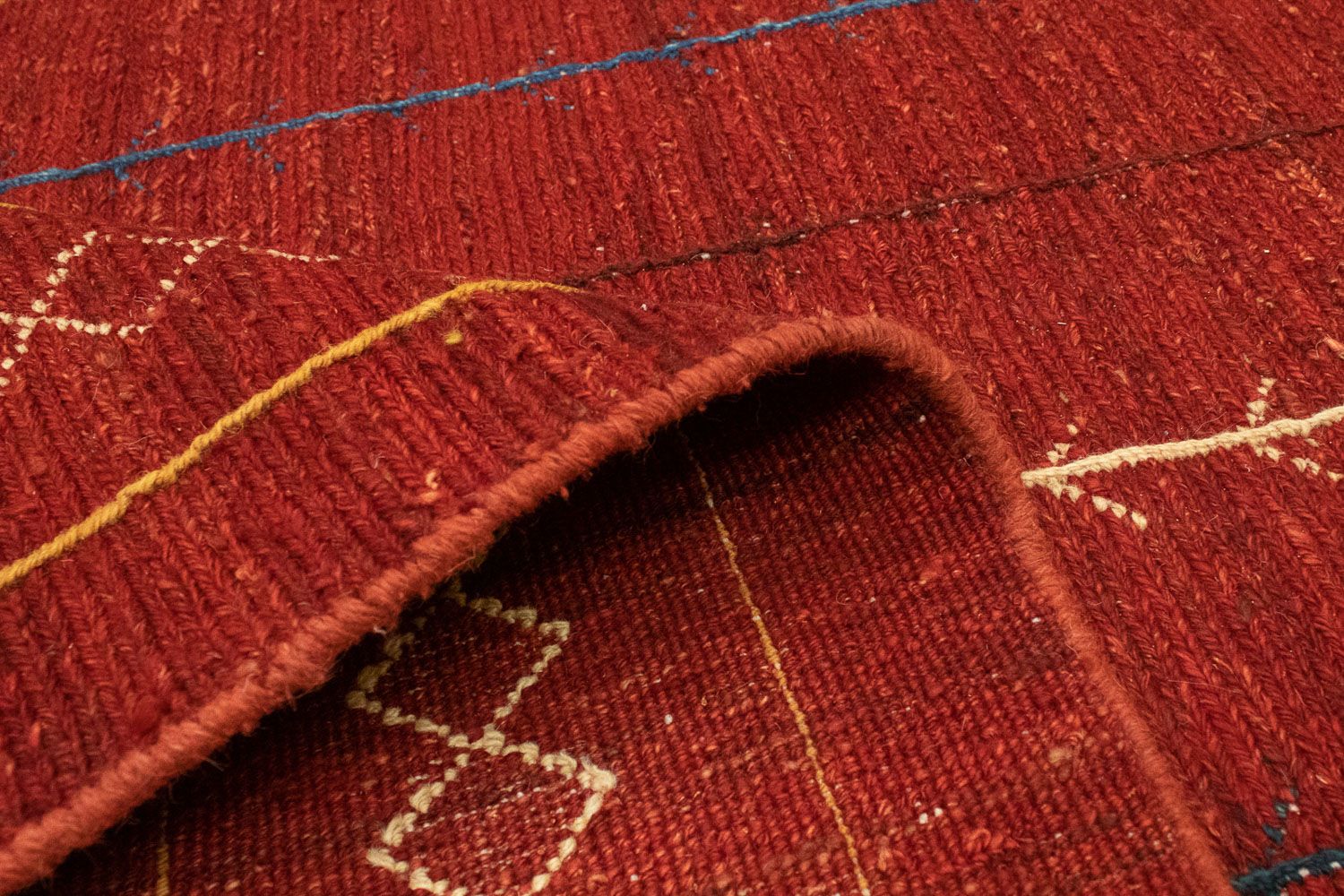 Tappeto Gabbeh - Persero - 178 x 118 cm - rosso