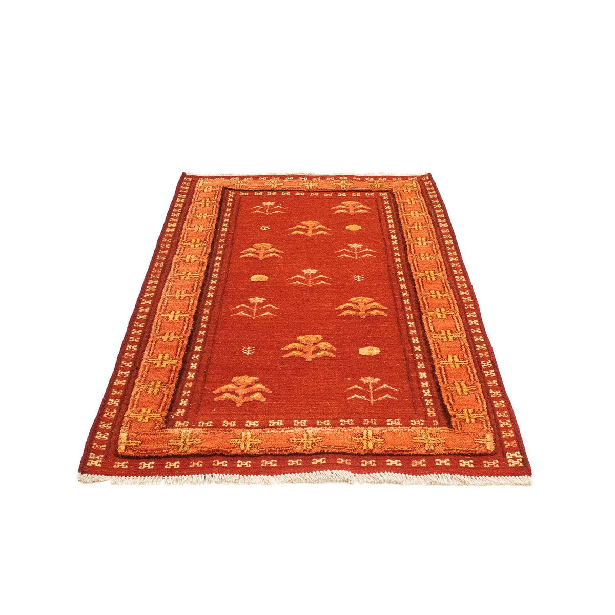 Tappeto Gabbeh - Loribaft Persero - 150 x 97 cm - rosso scuro