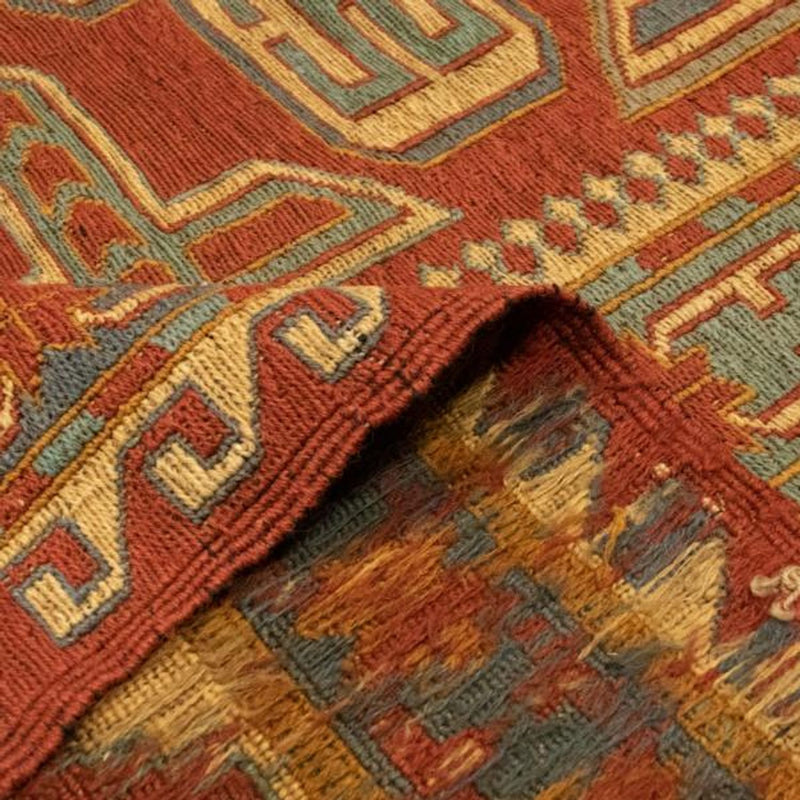 Tappeto Kelim - Orientale - 248 x 206 cm - rosso scuro