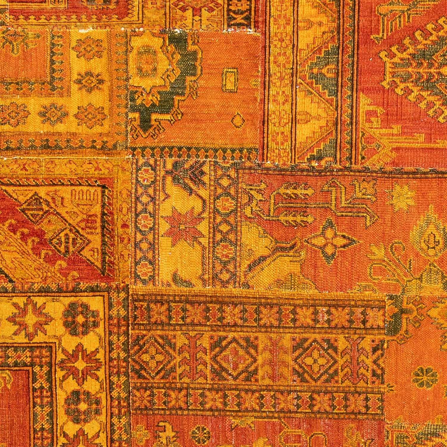 Tappeto Patchwork - 295 x 239 cm - marrone