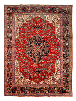 Tappeto Persero - Tabriz - Reale - 490 x 352 cm - rosso