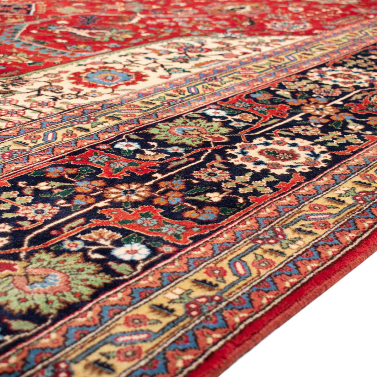 Tappeto Persero - Tabriz - Reale - 490 x 352 cm - rosso