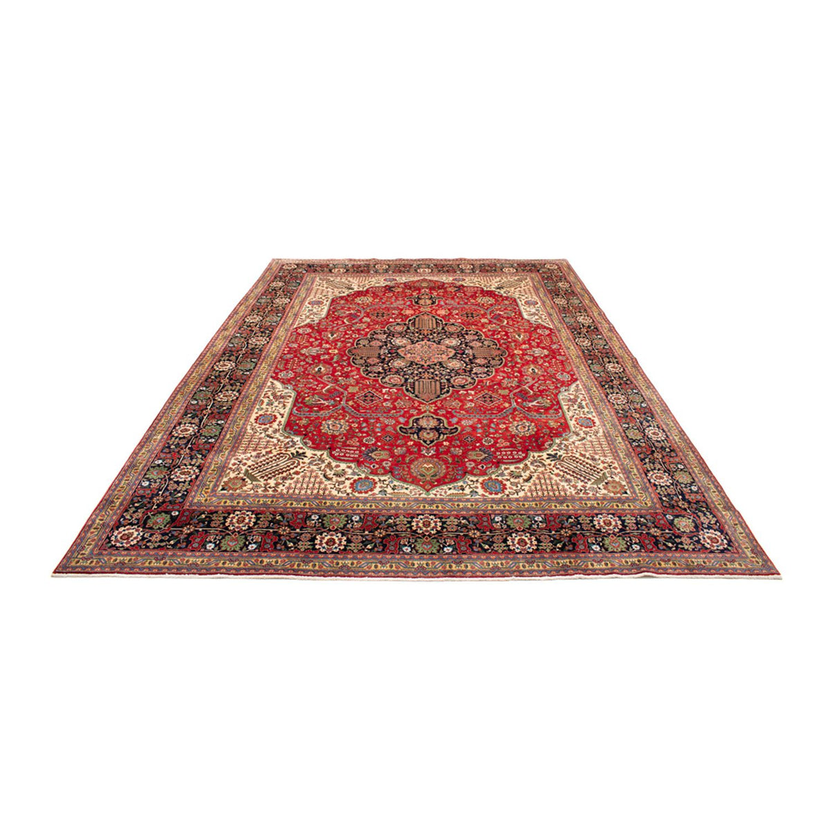Tappeto Persero - Tabriz - Reale - 490 x 352 cm - rosso