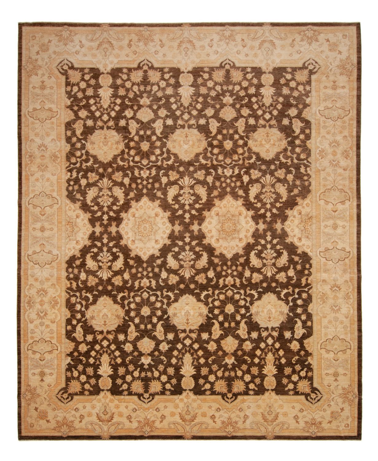 Tappeto Ziegler - 465 x 368 cm - marrone